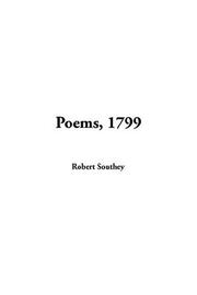 Cover of: Poems, 1799 by Robert Southey