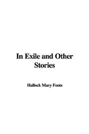 Cover of: In Exile and Other Stories | Mary Hallock Foote
