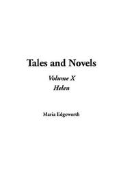 Cover of: Tales and Novels, V10