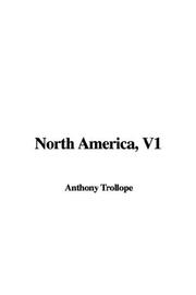 Cover of: North America by Anthony Trollope