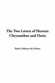 Cover of: Two Lovers of Heaven by Pedro Calderón de la Barca