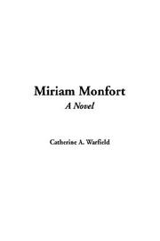 Cover of: Miriam Monfort