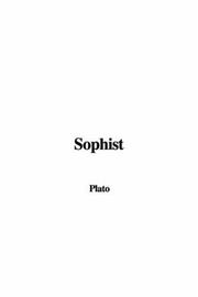 Cover of: Sophist by Πλάτων