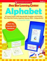 Cover of: Alphabet (Shoe Box Learning Centers)