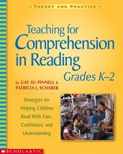 Cover of: Teaching for comprehension in reading: grades K-2