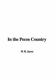 Cover of: In the Pecos Country by Edward Sylvester Ellis, Edward Sylvester Ellis