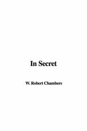 Cover of: In Secret by Robert W. Chambers