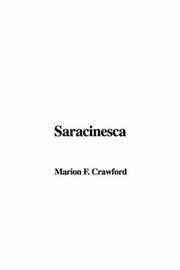 Cover of: Saracinesca | Francis Marion Crawford