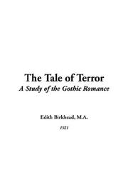 Cover of: The Tale of Terror by Edith Birkhead