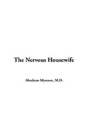 Cover of: The Nervous Housewife by Abraham Myerson