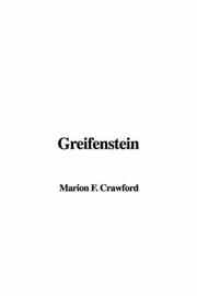 Cover of: Greifenstein by Francis Marion Crawford