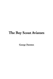 Cover of: The Boy Scout Aviators