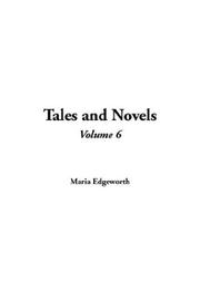 Cover of: Tales And Novels | Maria Edgeworth