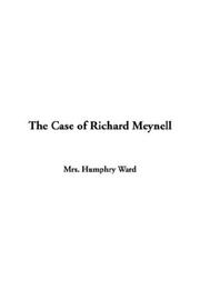 Cover of: The Case Of Richard Meynell