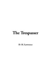 Cover of: The Trespasser by David Herbert Lawrence