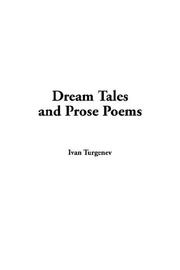 Cover of: Dream Tales And Prose Poems by Ivan Sergeevich Turgenev