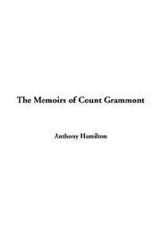 Cover of: The Memoirs Of Count Grammont by Count Anthony Hamilton