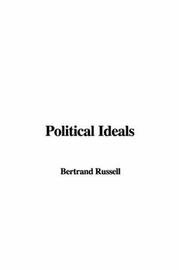 Cover of: Political Ideals by Bertrand Russell