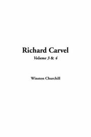 Cover of: Richard Carvel by Winston Churchill