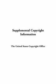 Cover of: Supplemental Copyright Information