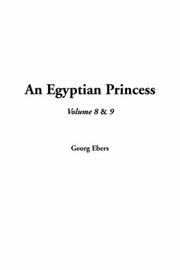 Cover of: An Egyptian Princess by Georg Ebers, Georg Ebers