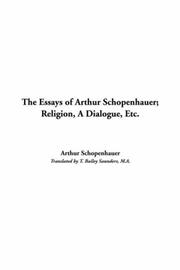 Cover of: The Essays Of Arthur Schopenhauer by Arthur Schopenhauer