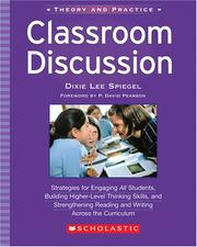 Cover of: Classroom Discussion by Dixie Lee Spiegel, Dixie Lee Spiegel