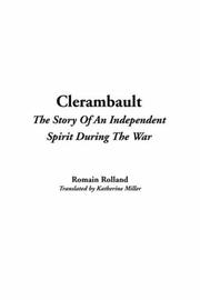 Cover of: Clerambault by Romain Rolland