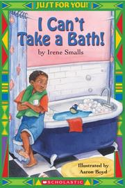 Cover of: I can't take a bath!