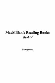 Cover of: Macmillan's Reading Books: Book V