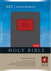Cover of: Slimline Reference Bible NLT, TuTone by Tyndale