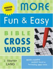 Cover of: Fun & Easy Bible Cross Words