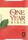 Cover of: One Year Bible, the Nltse Sc (One Year Bible:Nltse)