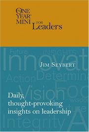 Cover of: The One Year Mini for Leaders: daily, thought-provoking insights on leadership