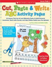 Cover of: Cut, Paste & Write ABC Activity Pages | Tracy Jarboe