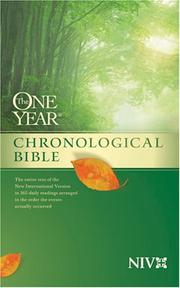 Cover of: The One Year Chronological Bible NIV (One Year Bible: Niv)