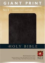 Cover of: Holy Bible, Giant Print NLT (Holy Bible: Nltse)