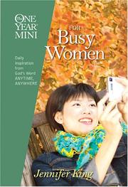 Cover of: The One Year Mini for Busy Women (One Year Mini) by Jennifer King