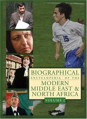 Cover of: Biographical Encyclopedia of the Modern Middle East And North Africa