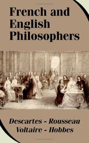 Cover of: French and English Philosophers by Descartes - Rousseau - Voltaire - Hobbes