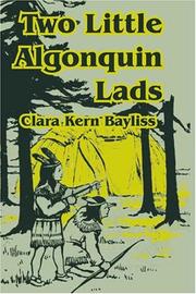 Cover of: Two Little Algonquin Lads
