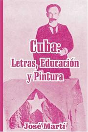 Cover of: Cuba: Letras, Educación y Pintura