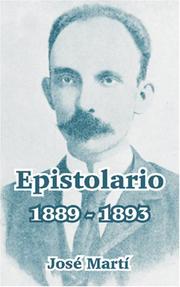 Cover of: Epistolario by José Martí