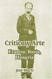 Cover of: Crítica y Arte by José Martí