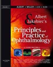 Cover of: Albert & Jakobiec's Principles & Practice of Ophthalmology by Daniel M. Albert, Joan W. Miller, Dimitri T. Azar, Barbara A. Blodi