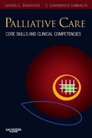 Cover of: Palliative Care by Linda L. Emanuel, Larry Librach