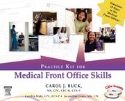 Cover of: Practice Kit for Medical Front Office Skills by Carol J. Buck