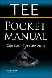 Cover of: TEE Pocket Manual with PDA Access by Leanne Groban, John F. Butterworth