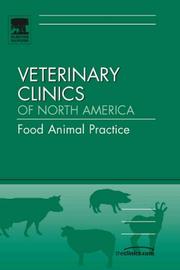 Cover of: Epidemiology, An Issue of Veterinary Clinics: Food Animal Practice by Pamela L. Reugg, Pamela L. Reugg