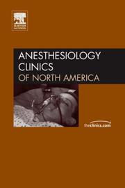 Cover of: New Vistas in Patient Safety and Simulation, An Issue of Anesthesiology Clinics (The Clinics: Surgery)